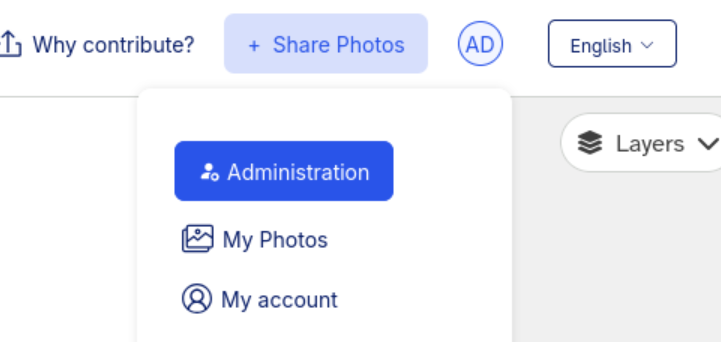 admin link